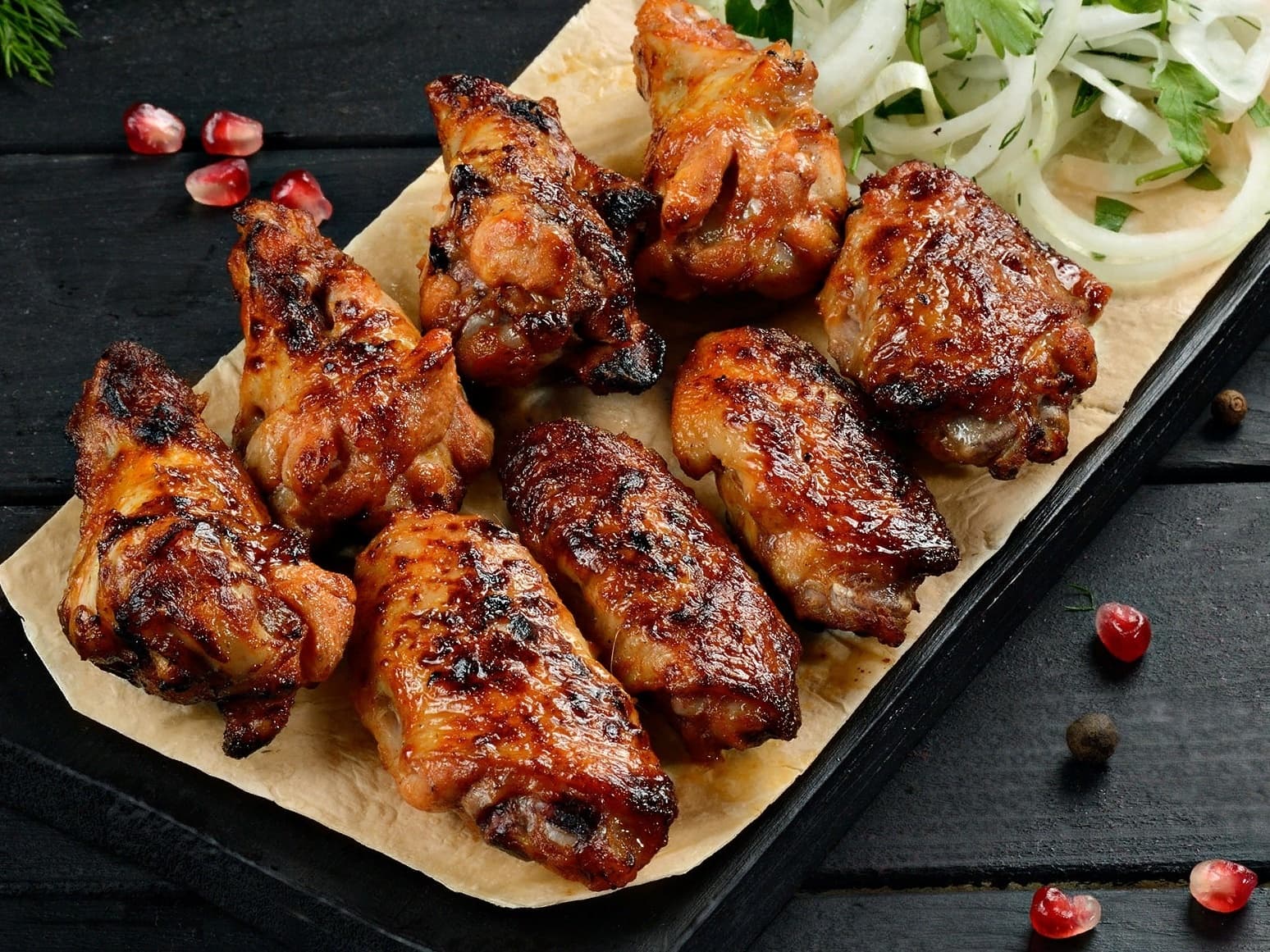 Крылышки в соусе BBQ