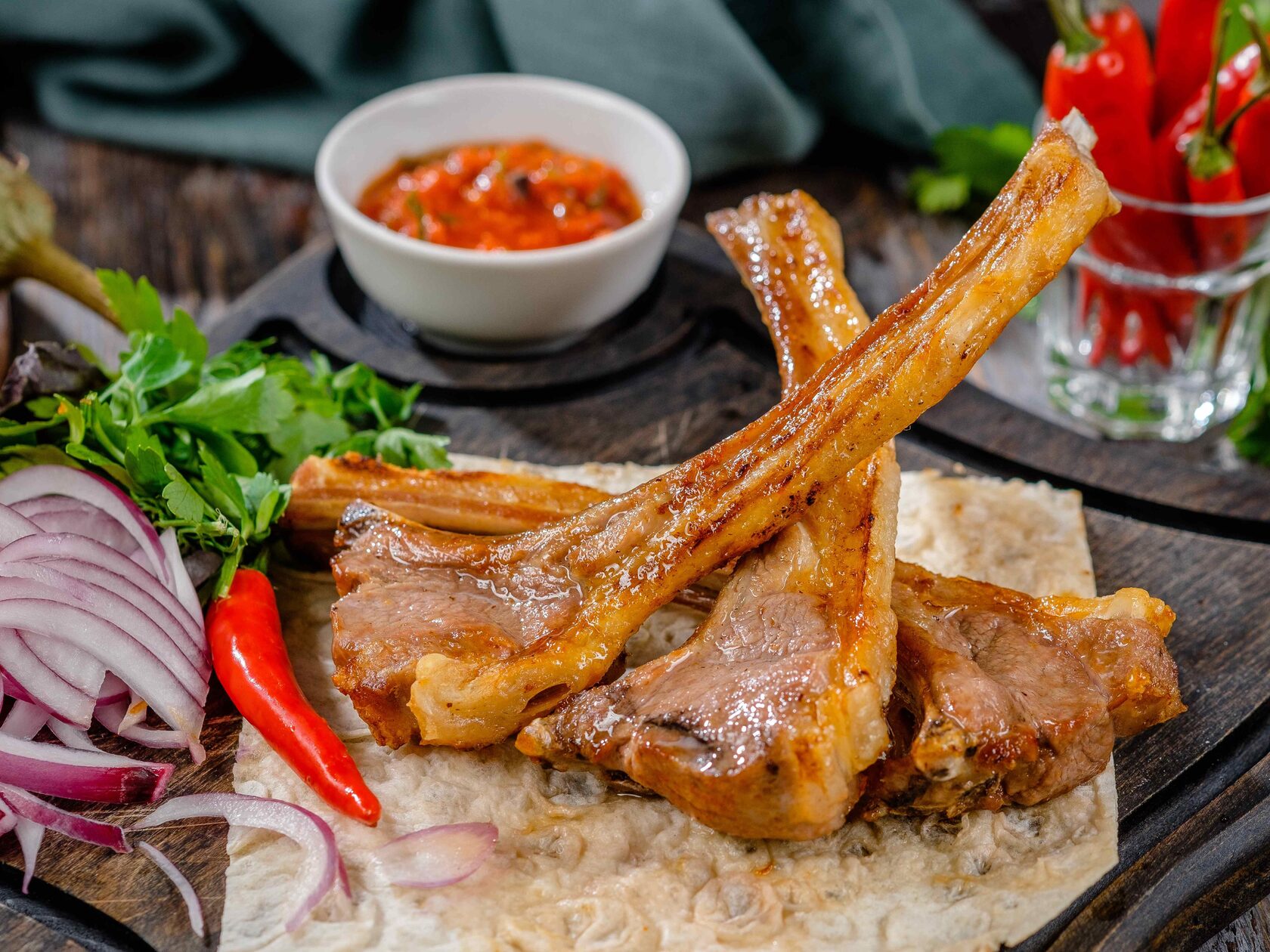 Шашлык из баранины (корейка)